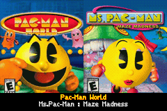 Pac-Man World & Ms. Pac-Man - Maze Madness Title Screen